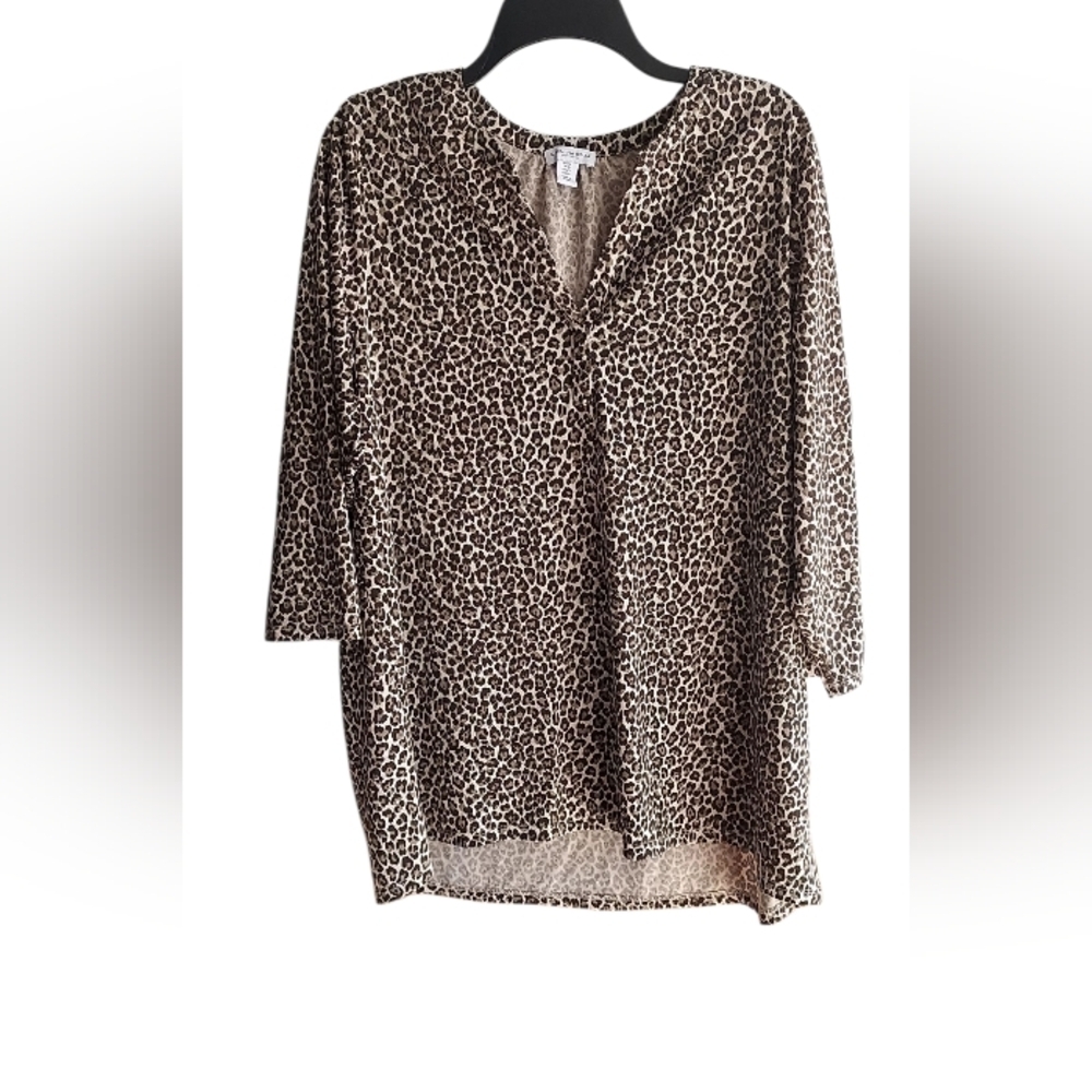 Carolina Belle Animal Print Blouse